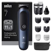 Braun Braun Series 7 All-In-One Style Kit AIO7 Baardtrimmer, Tondeuse, Bodygroomer Zwart, Blauw - thumbnail