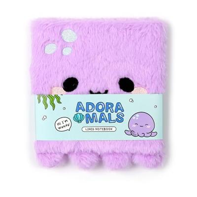 Adoramals Octopus Fluffig Notitieboekje