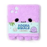 Adoramals Octopus Fluffig Notitieboekje - thumbnail