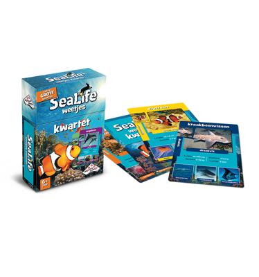 Boosterbox Sealife weetjes kwartet - kaartspel