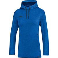 JAKO 6729D Sweater Met Kap Premium Basics Dames - Royal Gemeleerd - 34 - thumbnail