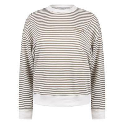 Nukus Trui Patty Stripe | Offwhite/Army Nukus Trui Patty Stripe | Offwhite/Army