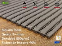 Antislipmat Exma Aqua-Mat Basic Grijs 15 m x 65 cm PVC Multifunctioneel - thumbnail