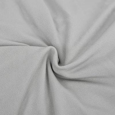 VidaXL Vierzitsbankhoes stretch polyester jersey grijs
