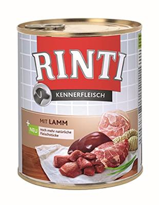 RINTI Kennerfleisch Lamb - natvoer voor honden - 800g