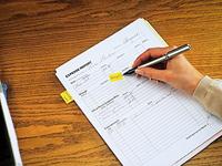 Post-it index standaard, ft 24,4 x 43,2 mm, houder met 50 tabs, turkoois - thumbnail