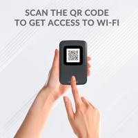 Strong 4G mobiele hotspot met display, draagbare wifi-router, 150 Mbit/s, ideaal voor reizen, beurzen en studenten, zwart - thumbnail