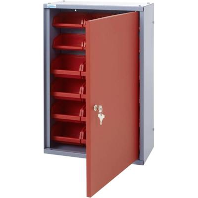 Küpper 70312 Hangkast voor gereedschap (b x h x d) 40 x 60 x 19 cm Rood, Zilver