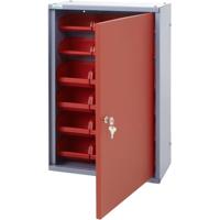 Küpper 70312 Hangkast voor gereedschap (b x h x d) 40 x 60 x 19 cm Rood, Zilver - thumbnail