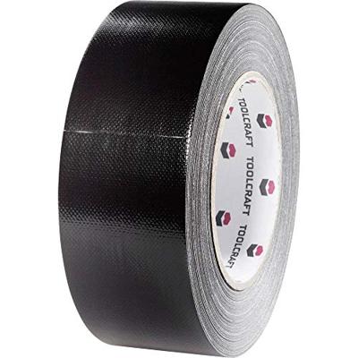 TOOLCRAFT 54B48L40SC 54B48L40SC Textieltape Gaffer Zwart (l x b) 40 m x 48 mm 1 stuk(s)