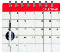 Magnetisch Whiteboard - Kalender - thumbnail