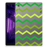 Lenovo Tab M10 HD (2de generatie) Hippe Hoes Zigzag Groen - thumbnail