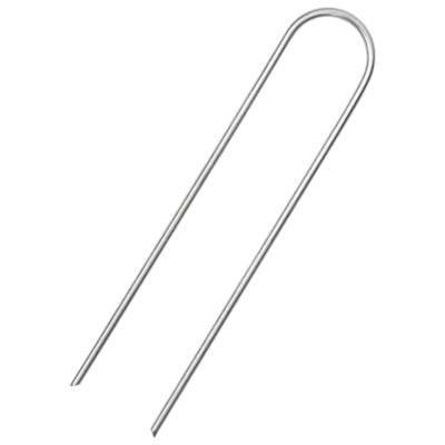 VidaXL Grondharingen 25 st u-vormig 15x3,5 cm gegalvaniseerd staal VidaXL Grondharingen 25 st u-vormig 15x3,5 cm gegalvaniseerd staal