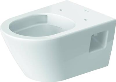 Toilet Duravit D-Neo Wand Rimless Diepspoel 54 cm Hoogglans Wit Duravit - thumbnail