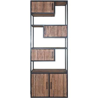 Home67 - Kast Loek 210 x 80 cm - Bruin Mangohout Home67 - Kast Loek 210 x 80 cm - Bruin Mangohout