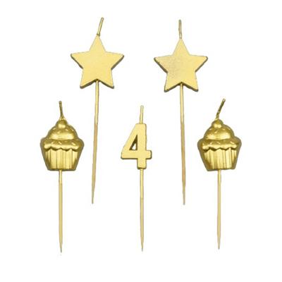 Paperdreams taartkaarsjes - 4 jaar