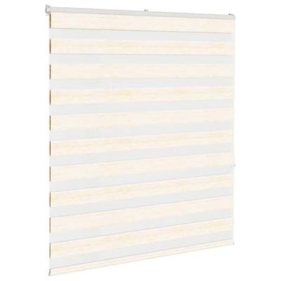 VidaXL Zebra rolgordijn 105x150 cm stofbreedte 100,9 cm marmerbeige VidaXL Zebra rolgordijn 105x150 cm stofbreedte 100,9 cm marmerbeige