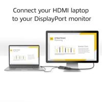 ACT HDMI naar DisplayPort adapter. 4K@60Hz - thumbnail