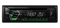 Pioneer DEH-S100UBG | 1DIN autoradio met groene toetsverlichting, display wit | CD-tuner met RDS | MP3 | USB | AUX-ingang | ARC-app - thumbnail