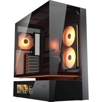 Cougar CFV235 Midi-tower PC-behuizing Zwart 4 voorgeïnstalleerde ventilators, Geïntegreerde verlichting, Zijvenster, Stoffilter Cougar CFV235 Midi-tower PC-behuizing Zwart 4 voorgeïnstalleerde ventilators, Geïntegreerde verlichting, Zijvenster, Stoffilter