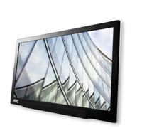 AOC i1601Fwux - 16 inch FHD USB-C Powered Portable Monitor, Smart Cover, Auto Pivot, Low Blue-modus, USB-C (DP Alt-modus) 1920 x 1080 FHD - thumbnail