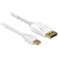 Delock 83485 DisplayPort-kabel Mini-displayport / DisplayPort Adapterkabel Mini DisplayPort-stekker, DisplayPort-stekker 7.00 m Wit Vergulde steekcontacten - thumbnail