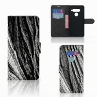 Book Style Case LG V40 Thinq Boomschors Grijs - thumbnail