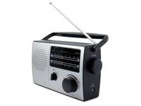 Retro 3000 Draagbare Radio - Batterijen of Netsnoer - AM/FM-radio met Handvat en Koptelefoonaansluiting (HPG317R) - thumbnail
