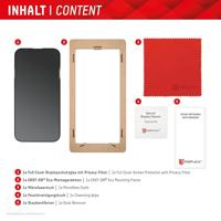 DISPLEX 01901 Screenprotector (glas) met privacyfolie Samsung Galaxy S25 1 stuk(s) Anti-vingerafdruk - thumbnail