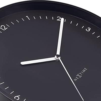 Wandklok 30 cm - Geruisloos - Aluminium - "Berlijn"