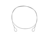 EUROLITE Steel Rope (SC) 900x3mm silver without quick link - thumbnail