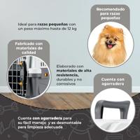 TRIXIE VERVOERSBOX SKUDO TAUPE / ZAND 49X30X32 CM - thumbnail