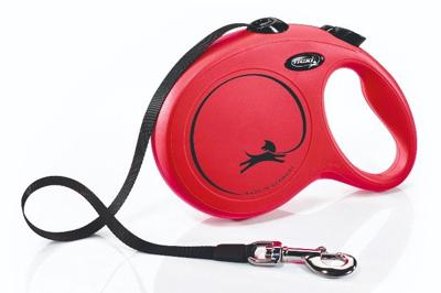 Flexi Producten/ rollijn new classic band rood l8 meter tot 50kg