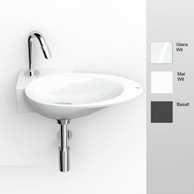 Clou First fonteinkom 38.8x24.6cm kraangat rechts Keramiek Wit CL/03.03100