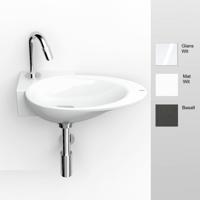 Clou First fonteinkom 38.8x24.6cm kraangat rechts Aluite Wit mat CL/03.10100 - thumbnail