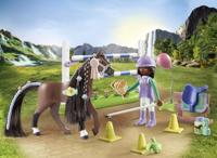 PLAYMOBIL 71355 Zoe & Blaze met hindernisbaan - Paarden van de waterval - Met modulaire obstakels - Vanaf 5 jaar - thumbnail