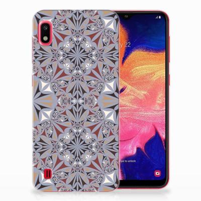 Samsung Galaxy A10 | TPU | Siliconen hoesje | Flower Tiles