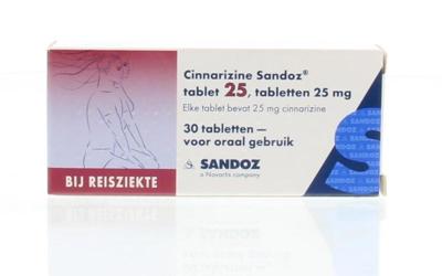 Cinnarizine 25mg 30 Tabletten