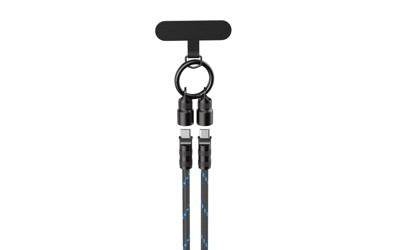 Havit CB6340 - Oplaadkabel, 1,2 m (zwart/blauw)