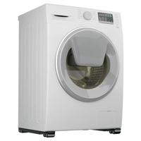 VidaXL Wasmachinebasis 2 pcs zwart 72 x 5 x 4,5 cm roestvrij staal - thumbnail