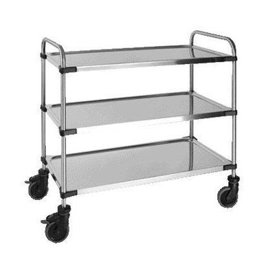Serveerwagen 3 plateaus 870x570x950mm Serveerwagen 3 plateaus 870x570x950mm