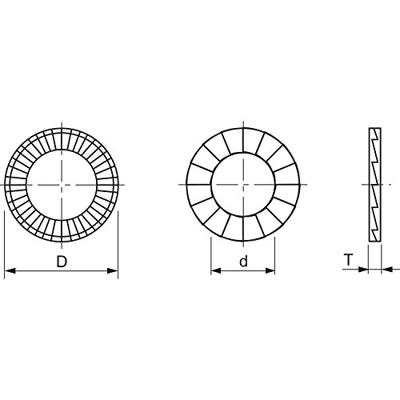 Nord-Lock wigborgring m16 nl16 (5/8") | 100 stuk stuks