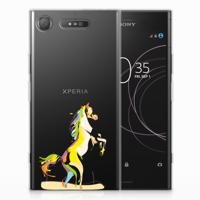 Sony Xperia XZ1 Telefoonhoesje met Naam Horse Color - thumbnail