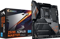 Gigabyte Z590 AORUS MASTER moederbord Intel Z590 Express LGA 1200 ATX - thumbnail