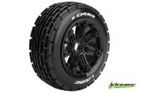 Louise B-Orbit Voorbanden Set - Velgen Zwart - Hex 24mm - thumbnail