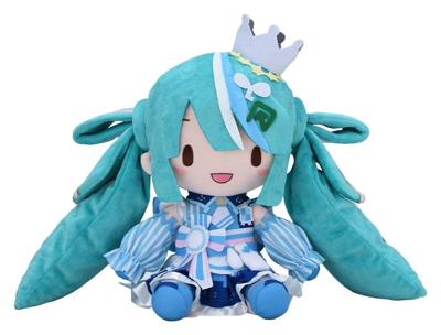Character Vocal Series 01: Hatsune Miku Fuwa Petit Plush Figure Hatsune Miku LAWSON 50th Anniversary Special LIVE L 30 cm