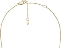 Fossil JF04115710 Ketting Sutton staal-zirconia goudkleurig-wit 40-46 cm - thumbnail