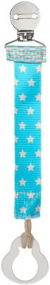 Chicco fopspeenketting jongens 14,6 cm polyester lichtblauw