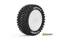 Louise E-UPHILL Banden Set - Soft - Velgen Wit - Hex 12mm - 4WD Achter - thumbnail
