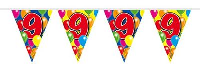 Vlaggenlijn leeftijd &apos;9&apos;